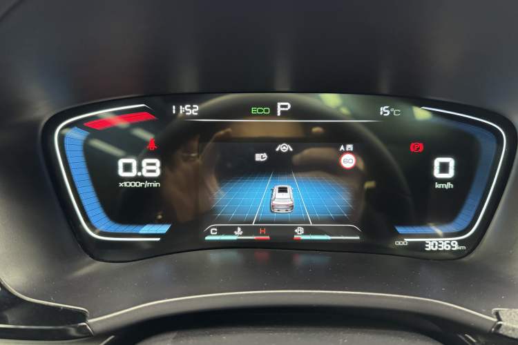 Used BYD Song PLUS 2020 1.5T Automatic Prestige Version Odometer Close Up
