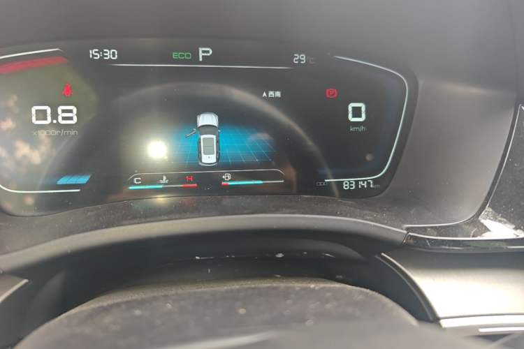 Used BYD Song PLUS 2020 1.5T Automatic Luxury Version Odometer Close Up
