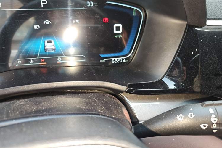 Used BYD Song PLUS 2020 1.5T Automatic Prestige Version Odometer Close Up