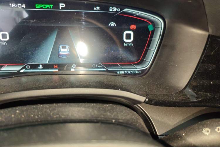 Used BYD Song PLUS 2020 1.5T Automatic Flagship PLUS Odometer Close Up
