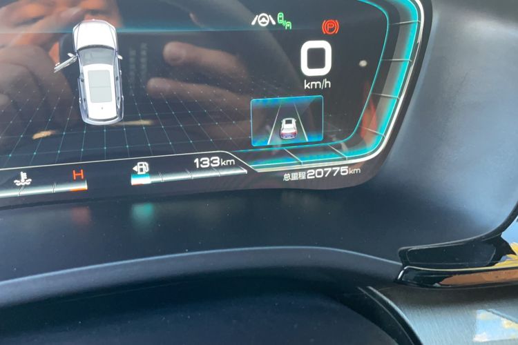 Used BYD Song PLUS 2020 1.5T Automatic Flagship Edition Odometer Close Up