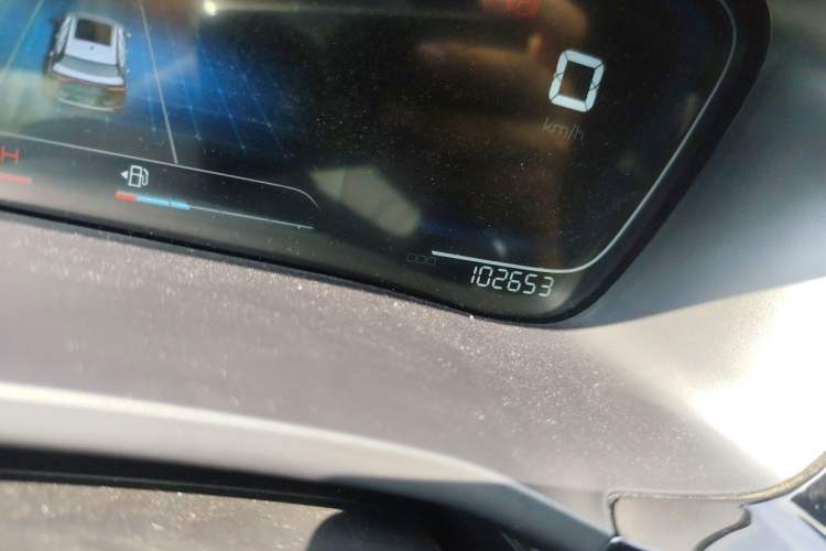 Used BYD Song PLUS 2020 1.5T Automatic Prestige Version Odometer Close Up