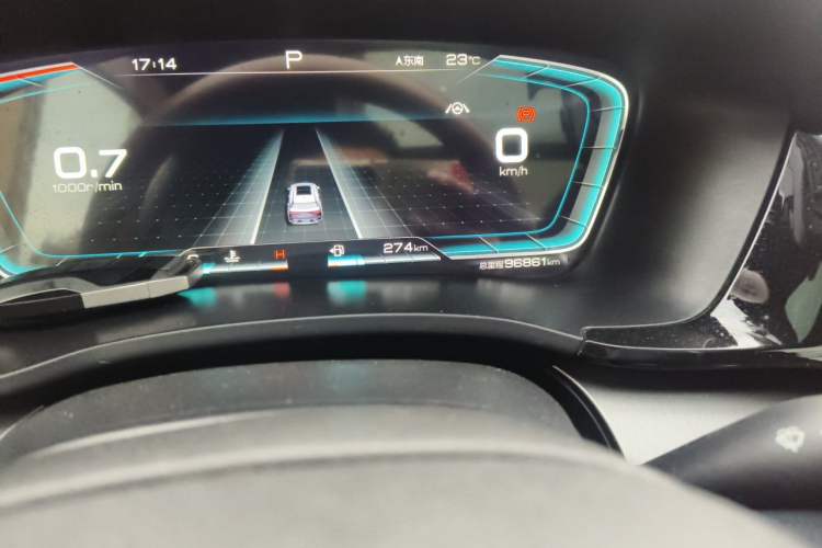 Used BYD Song PLUS 2020 1.5T Automatic Flagship PLUS Odometer Close Up