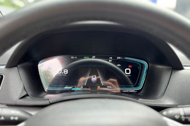 Used BYD Song PLUS 2020 1.5T Automatic Flagship Edition Odometer Close Up