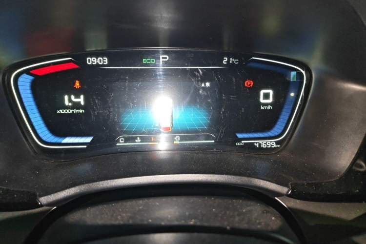 Used BYD Song PLUS 2020 1.5T Automatic Luxury Version Odometer Close Up
