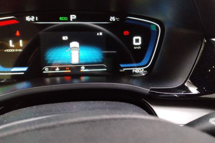 Used BYD Song PLUS 2020 1.5T Automatic Prestige Version Odometer Close Up