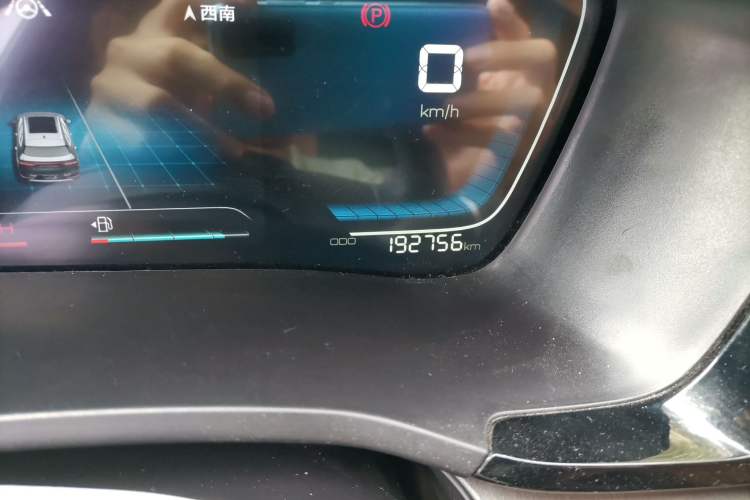 Used BYD Song PLUS 2020 1.5T Automatic Prestige Version Odometer Close Up