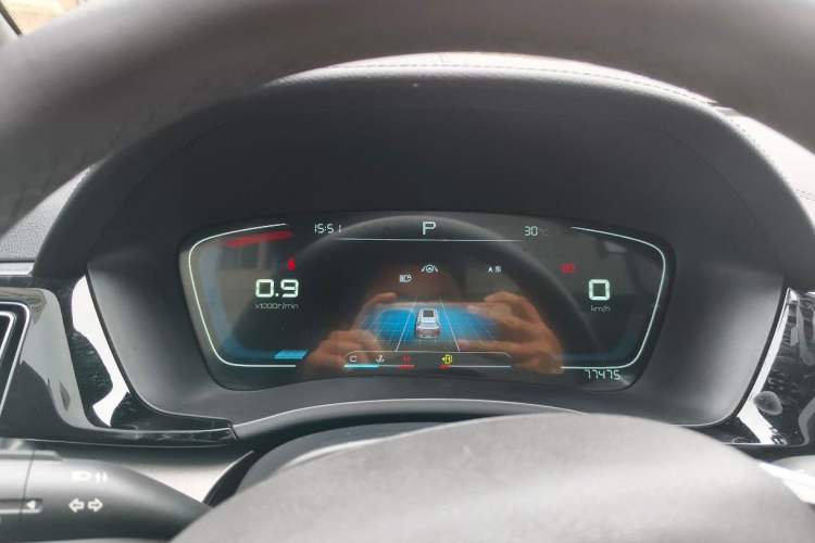 Used BYD Song PLUS 2020 1.5T Automatic Prestige Version Odometer Close Up