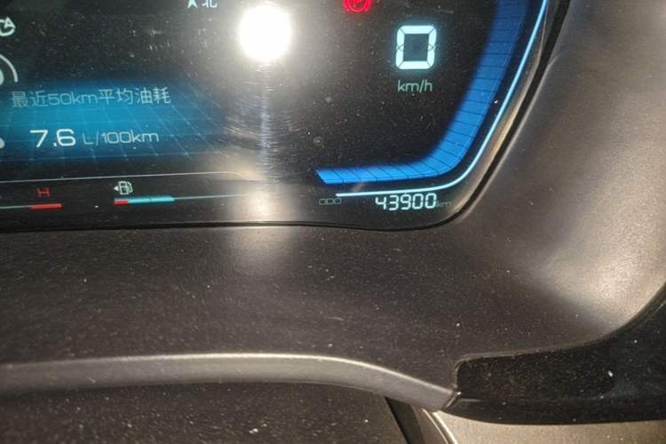 Used BYD Song PLUS 2020 1.5T Automatic Prestige Version Odometer Close Up