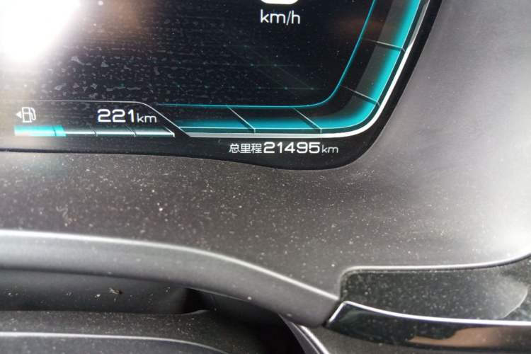 Used BYD Song PLUS 2020 1.5T Automatic Luxury Version Odometer Close Up