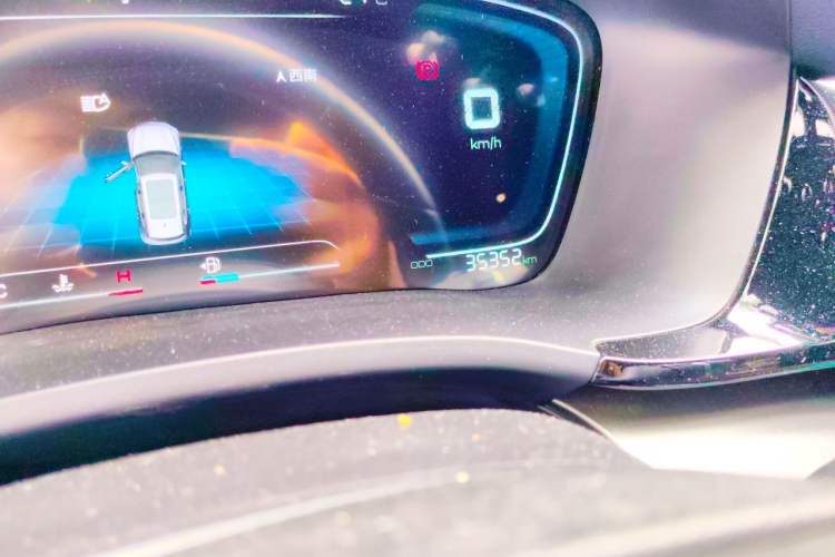 Used BYD Song PLUS 2020 1.5T Automatic Prestige Version Odometer Close Up
