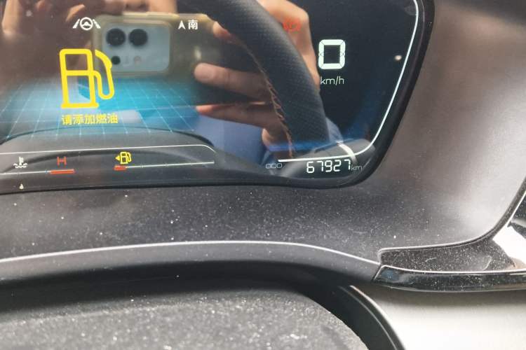 Used BYD Song PLUS 2020 1.5T Automatic Prestige Version Odometer Close Up