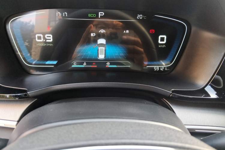 Used BYD Song PLUS 2020 1.5T Automatic Prestige Version Odometer Close Up