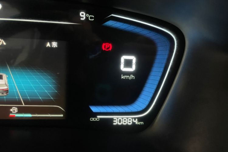 Used BYD Song PLUS 2020 1.5T Automatic Prestige Version Odometer Close Up