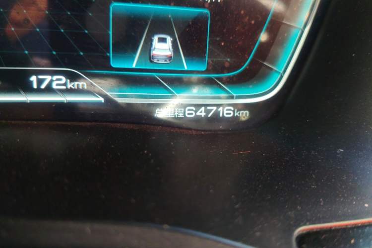 Used BYD Song PLUS 2020 1.5T Automatic Flagship Edition Odometer Close Up