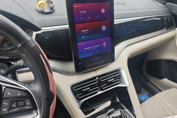 Used BYD Song PLUS New Energy 2021 EV Flagship Model Audio And AC Panel