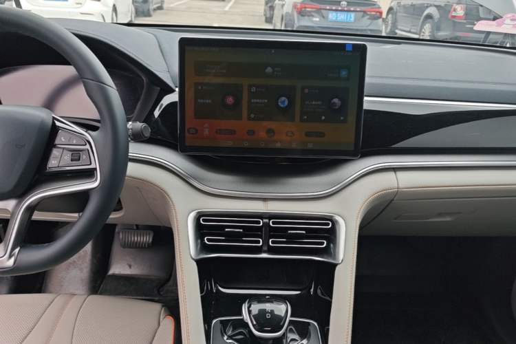 Used BYD Song PLUS New Energy 2021 DM-i 110KM Flagship PLUS Audio And AC Panel