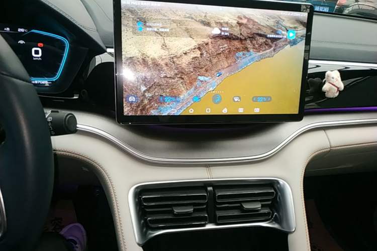 Used BYD Song PLUS New Energy 2021 DM-i 110KM Flagship PLUS Audio And AC Panel