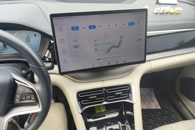 Used BYD Song PLUS New Energy 2021 DM-i 110KM Flagship PLUS 5G Edition Audio And AC Panel