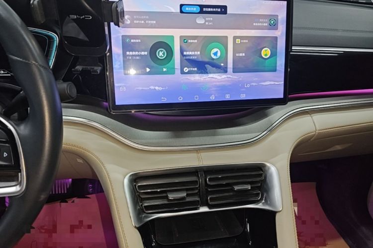 Used BYD Song PLUS New Energy 2021 DM-i 110KM Flagship PLUS Audio And AC Panel