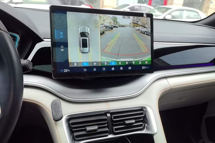 Used BYD Song PLUS New Energy 2021 DM-i 51KM Prestige Model Audio And AC Panel