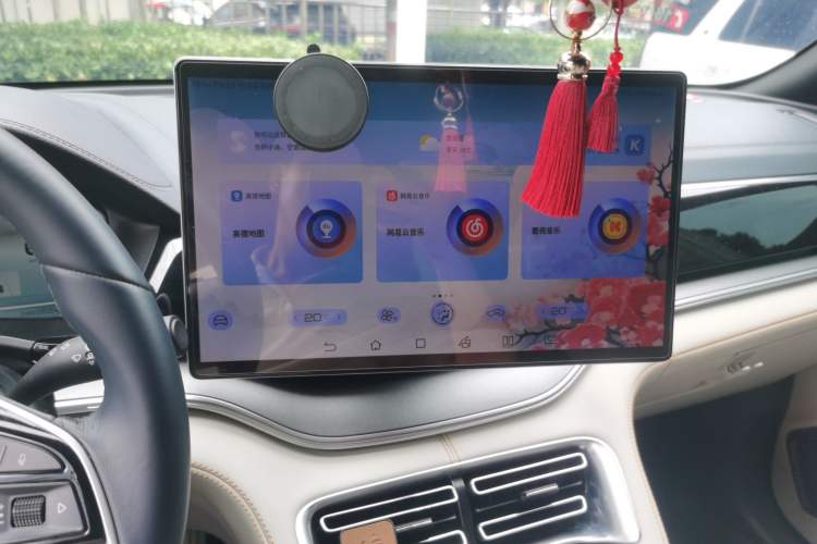 Used BYD Song PLUS New Energy 2021 DM-i 110KM Flagship PLUS 5G Edition Audio And AC Panel