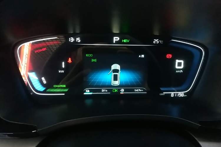 Used BYD Song PLUS New Energy 2021 DM-i 110KM Flagship Model Instrument Cluster