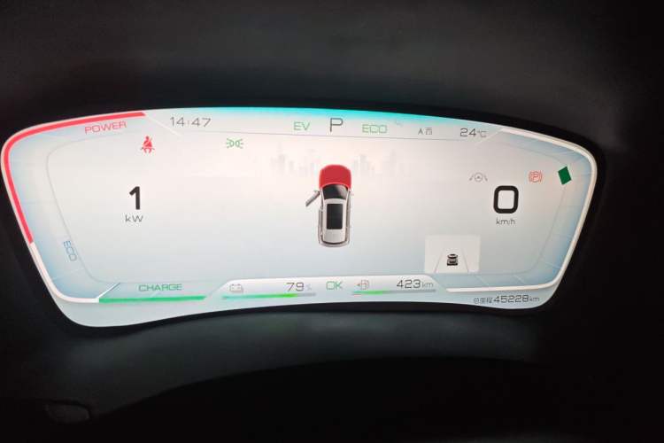 Used BYD Song PLUS New Energy 2021 DM-i 100KM Four-Wheel Drive Flagship PLUS Instrument Cluster