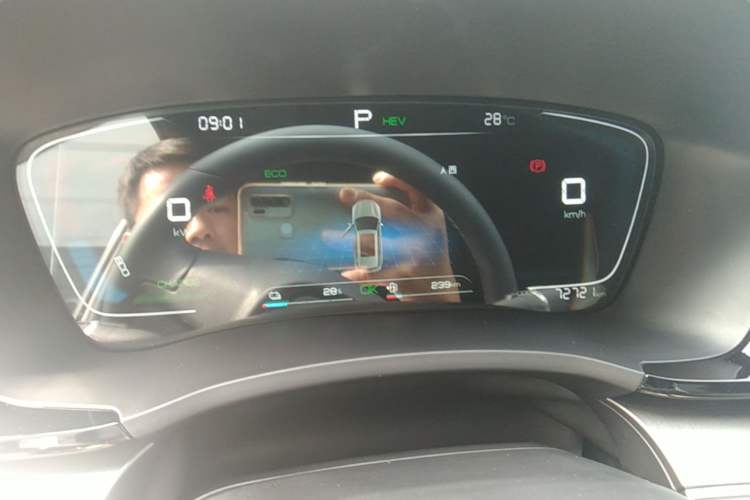 Used BYD Song PLUS New Energy 2021 DM-i 110KM Flagship Model Instrument Cluster