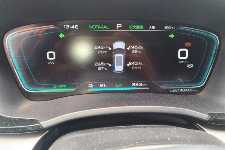 Used BYD Song PLUS New Energy 2021 EV Deluxe Model Odometer Close Up