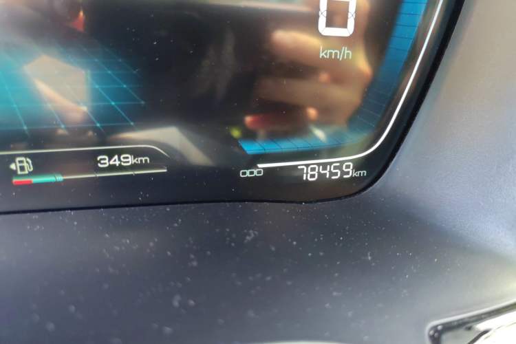 Used BYD Song PLUS New Energy 2021 DM-i 110KM Flagship Model Odometer Close Up