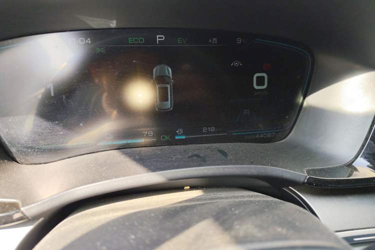 Used BYD Song PLUS New Energy 2021 DM-i 110KM Flagship PLUS Odometer Close Up