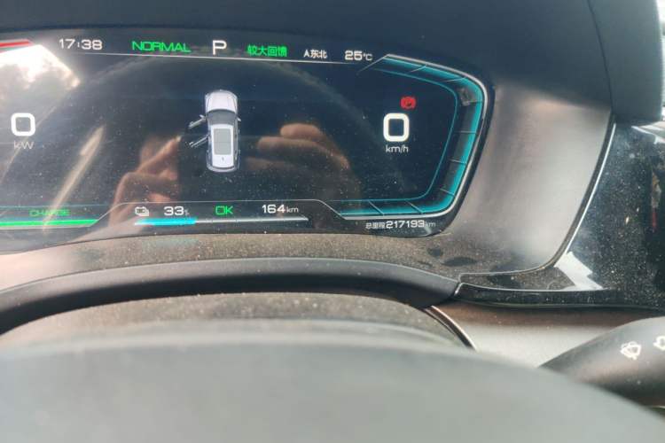 Used BYD Song PLUS New Energy 2021 EV Deluxe Model Odometer Close Up