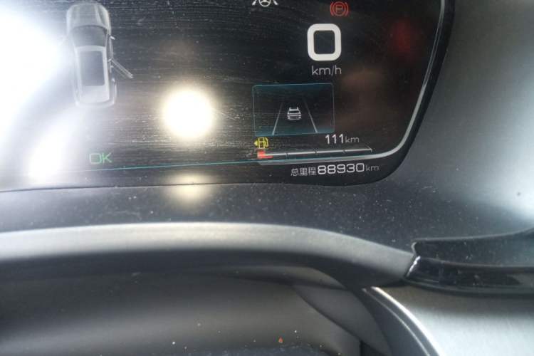 Used BYD Song PLUS New Energy 2021 DM-i 51KM Prestige Model Odometer Close Up