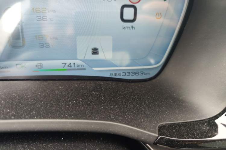 Used BYD Song PLUS New Energy 2021 DM-i 110KM Flagship PLUS 5G Edition Odometer Close Up