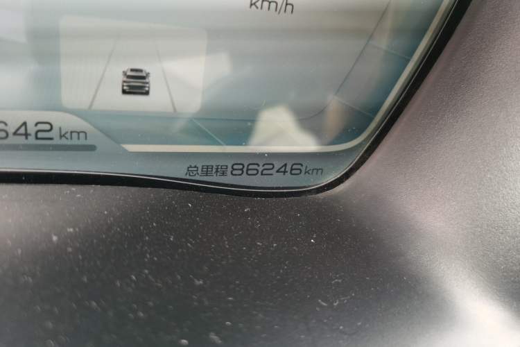 Used BYD Song PLUS New Energy 2021 DM-i 110KM Flagship PLUS 5G Edition Odometer Close Up