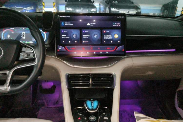 Used BYD Song PLUS New Energy 2021 DM-i 110KM Flagship PLUS 5G Edition Audio And AC Panel