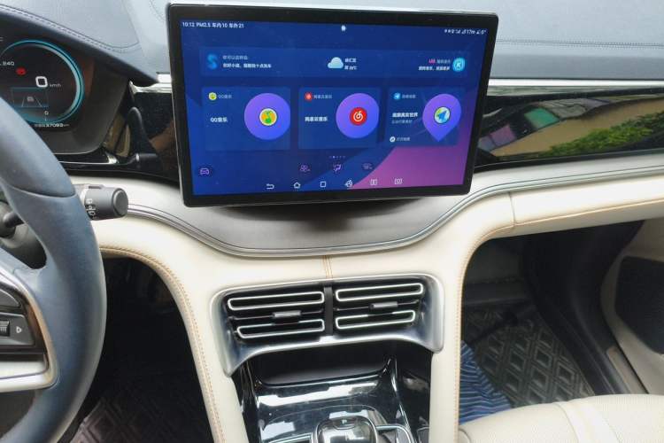 Used BYD Song PLUS New Energy 2021 DM-i 110KM Flagship Model Audio And AC Panel