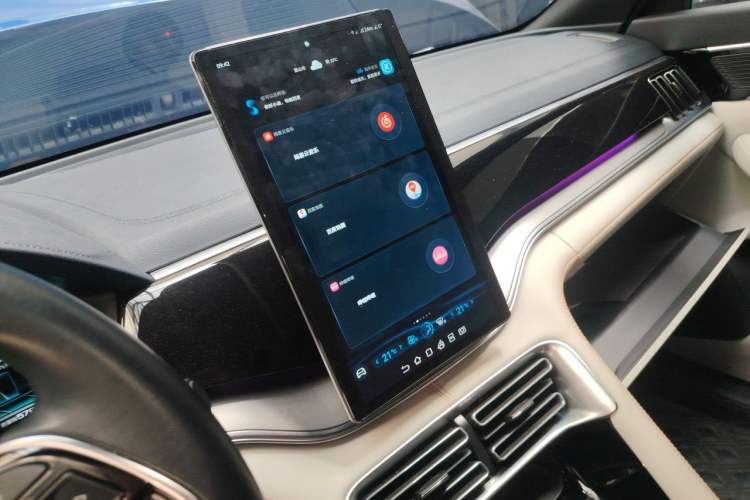 Used BYD Song PLUS New Energy 2021 DM-i 51KM Prestige Model Audio And AC Panel