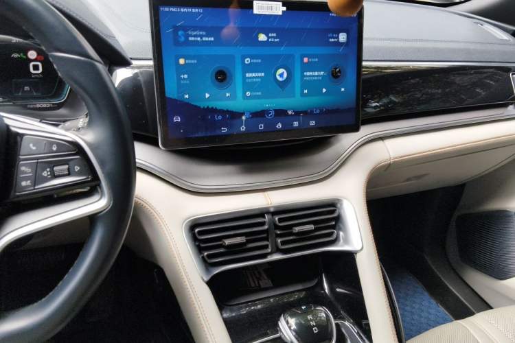 Used BYD Song PLUS New Energy 2021 DM-i 110KM Flagship PLUS Audio And AC Panel