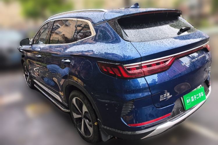Used BYD Song PLUS New Energy 2021 DM-i 100KM Four-Wheel Drive Flagship PLUS 5G Edition Rear Left 45 Deg
