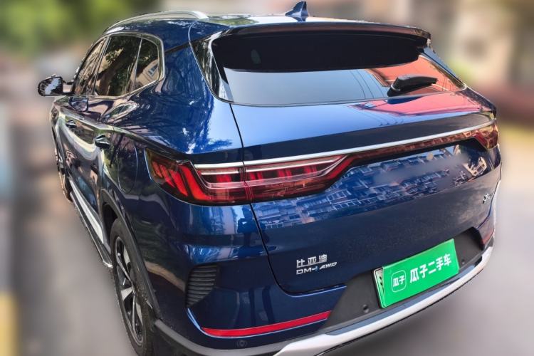 Used BYD Song PLUS New Energy 2021 DM-i 100KM Four-Wheel Drive Flagship PLUS Rear Left 45 Deg