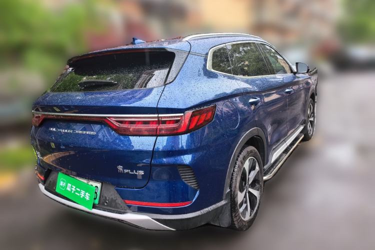 Used BYD Song PLUS New Energy 2021 DM-i 100KM Four-Wheel Drive Flagship PLUS 5G Edition Rear Right 45 Deg