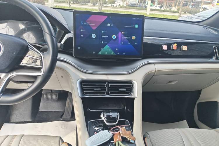 Used BYD Song PLUS New Energy 2021 DM-i 51KM Prestige Model Audio And AC Panel