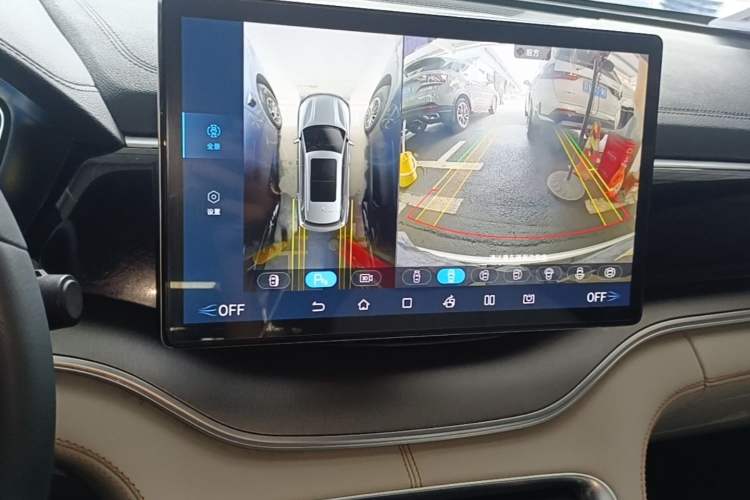 Used BYD Song PLUS New Energy 2021 DM-i 110KM Flagship Model Audio And AC Panel
