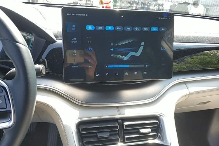 Used BYD Song PLUS New Energy 2021 DM-i 110KM Flagship PLUS Audio And AC Panel