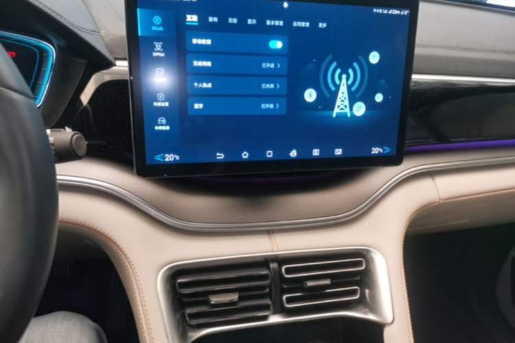 Used BYD Song PLUS New Energy 2021 DM-i 110KM Flagship PLUS Audio And AC Panel