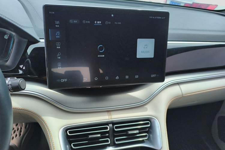 Used BYD Song PLUS New Energy 2021 DM-i 51KM Prestige Model Audio And AC Panel
