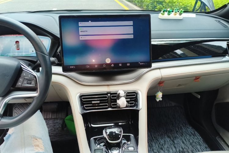 Used BYD Song PLUS New Energy 2021 DM-i 110KM Flagship PLUS 5G Edition Audio And AC Panel