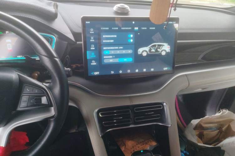 Used BYD Song PLUS New Energy 2021 EV Deluxe Model Audio And AC Panel